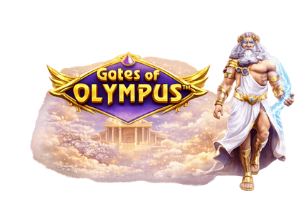 Machine à sous Gates of Olympus avec multiplicateurs et cascades sur fond grec
